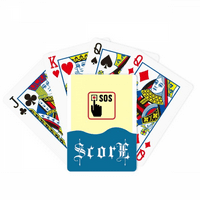 Копче За Повик За Аларм За Пожар Арт Деко Моден Резултат Покер Картичка За Играње Инди Игра