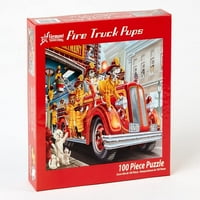 Вермонт Божиќ Компанија Firetruck Кученца-Сложувалка
