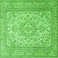 Ахгли Компанија Внатрешен Правоаголник Персиски Зелени Килими Од Традиционална Област, 5'7'