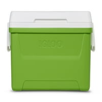 Igloo qt. Тврд едностран ладилник за мраз, зелена и бела
