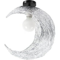 220в Е27* Сребрена Светилка Од Алуминиумска Жица Без Сијалица