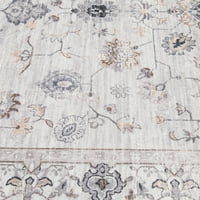 Подобри домови и градини 2 '7' Транзициски персиски фау крзно тркач килим
