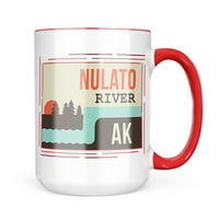 НЕОНБЛОНД САД РЕКИ Нулато Река-Алјаска кригла подарок за љубителите На Кафе Чај