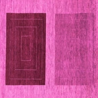 Ахгли компанија во затворен плоштад апстрактни розови модерни килими, 8 'квадратни