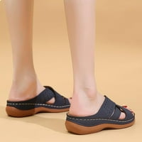 OavQhlg3b женски летни влечки обични отворени пети сандали станови чевли