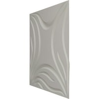 Ekena Millwork 5 8 W 5 8 H Savannah Endurawall Декоративен 3Д wallиден панел, Ultracover Satin Blossom White