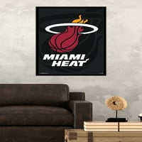 Мајами Топлина-Логото Ѕид Постер, 22.375 34