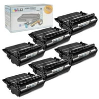 Компатибилен Lexmark 64015ha Сет на црни ласерски касети со тонер за T644TN, T642DTN, T640, T642TN, T640DTN, T644DN, T640TN,