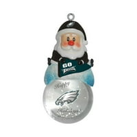 Topperscot By Boelter Brands NFL Santa Snow Globe украс, Индијанаполис Колтс
