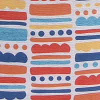 Jordanордан Производство 18 18 повеќебојни конфети ленти со лента за перница за декоративно фрлање перница со заварувања