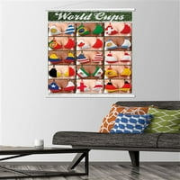 Светските Првенства Ѕид Постер Со Магнетна Рамка, 22.375 34