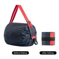 Торба за Пазарење со преклопување Надворешни Торби За Складирање Патувања Со Голем капацитет Пренослива Торба За Плажа Супермаркет