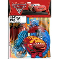 Дизни автомобили филм Pixar Cartoon Cartoon Kids роденденска забава компјутер. Пакет за фаворизи за играчки