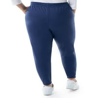 Tera & Sky Women's Plus Plus Sime Reece Sweatpants, 2-пакет