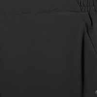 Атана женски атлетично тенок ткаени панталони со странични парчиња