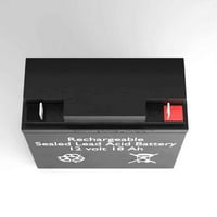 Батеригај Теледин Х2РК12С замена 12в 18АХ СЛА батерија - батеригај бренд еквивалент