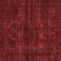 Ахгли Компанија Внатрешен Правоаголник Апстрактни Црвени Модерни Килими, 7' 10'