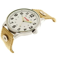 Wrangler бело бирање, часовник во боја на пченица во боја