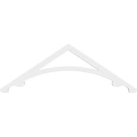 Ekena Millwork 72 W 12 H 1 P Pitch Legacy Architectural Architectural Grade PVC Gable Pediment