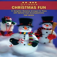 Божиќна Забава Со прст: Прекрасни Мелодии Распоредени За Пијано Со Опционални Придружни Дуети