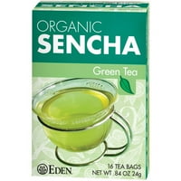 Еден Органски Сенча Кесички Зелен Чај, брои