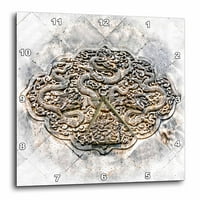 3дроза Камен Змеј Скулптура-Ѕид Часовник, од