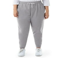 Tera & Sky Women's Plus Plus Sime Reece Sweatpants, 2-пакет