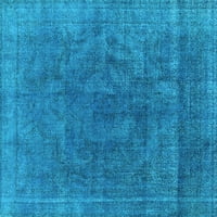 Ахгли Компанија Затворен Правоаголник Ориентални Светло Сини Индустриски Површина Килими, 2'5'