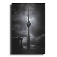 Луксузна Метална Уметност ЦН Кула торонто Канада Бр 6 Од Брајан Карсон, Метална Ѕидна Уметност, 16 х24