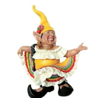 Домашни шпански ла фиеста капа танчер латински гном голема статуа на отворено градина 14 ч