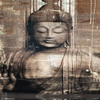 Тајландски Буда Ѕид Постер, 22.375 34