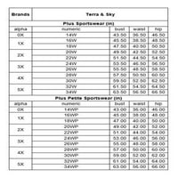 Terra & Sky Опуштено се вклопуваат во средниот пораст, пакувања, брои, пакувања