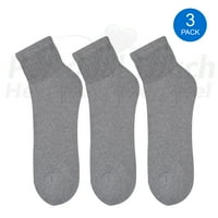 Чорапи за Дијабетична Четвртина За Мажи И Жени Лекарите Одобрија Чорапи, Парови, Големина 10-