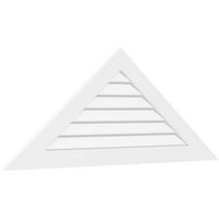 34 W 14-1 8 H Триаголник Површински монтирање PVC Gable Vent Pitch: Нефункционален, W 3-1 2 W 1 P Стандардна рамка