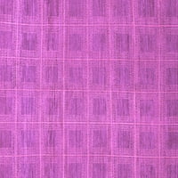 Компанијата Ахгли Затворен Плоштад Карирани Виолетови Модерни Килими, 5 ' Квадратни