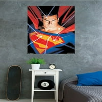 Стрипови-Супермен-Портрет Ѕид Постер, 22.375 34