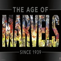 Марвел Стрипови-Марвел 80-годишнината-Возраст На Марвелс Ѕид Постер, 22.375 34