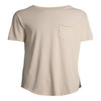 Без граници издолжена маица за кратки ракави за мажи и големи машки, достапна до големина 3XL
