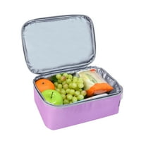 Вашата зона, торбичка за повторно употребена торба за ручек, класичен кутија за ручек, со рачки и страничен џеб