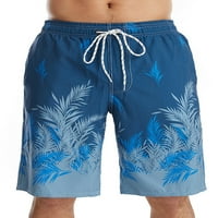 Калзи Машки Блок Во Боја Летни Кратки Панталони Секојдневни Шорцеви На Плажа Класична Облека За Хавајски Плажи Со Џебови Дно