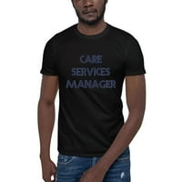 Менаџер за нега на услуги за нега ретро стил со кратки ракави маица со недефинирани подароци