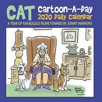 Willow Creek Press Cat Cartoon-A-A-ден од nyони Хокинс Бо Календар