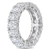 3- Карат Т.Г.В. Создаден прстен за годишнината од вечноста на вечноста на бело злато од 10kt