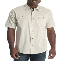 Голем маж со кратки ракави ткаени кошула