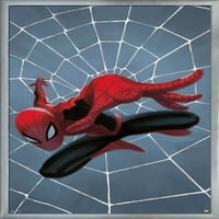 Марвел стрипови - Спајдермен - минималистички постер за wallидови, 22.375 34