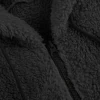 Двобоен Ветробран Машки Дуксер Со Дуксер Патент Зимска Еднобојна Облека Со Долги Ракави Чувајте Топол Џебен Моден Капут