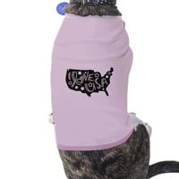 Љубов САД Мапа Розова Кошула За Миленичиња За Мали Кучиња Подароци За Сопствениците На Кучиња