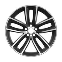 Преиспитано ОЕМ алуминиумско тркало, полирано и длабоко сатенско црно, се вклопува во 2015 година- Dodge Challenger