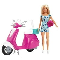 Барби Кукла & Скутер Плејсет Гбк85