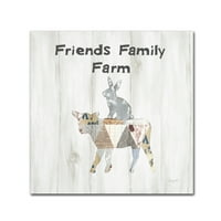 Заштитен знак Ликовна Уметност Семејство НА Фарма VIII Платнена Уметност Од Кортни Прал